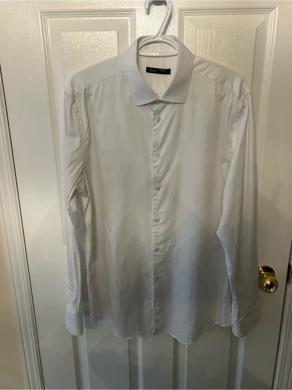 Horst White Button-Up Shirt (16.5)